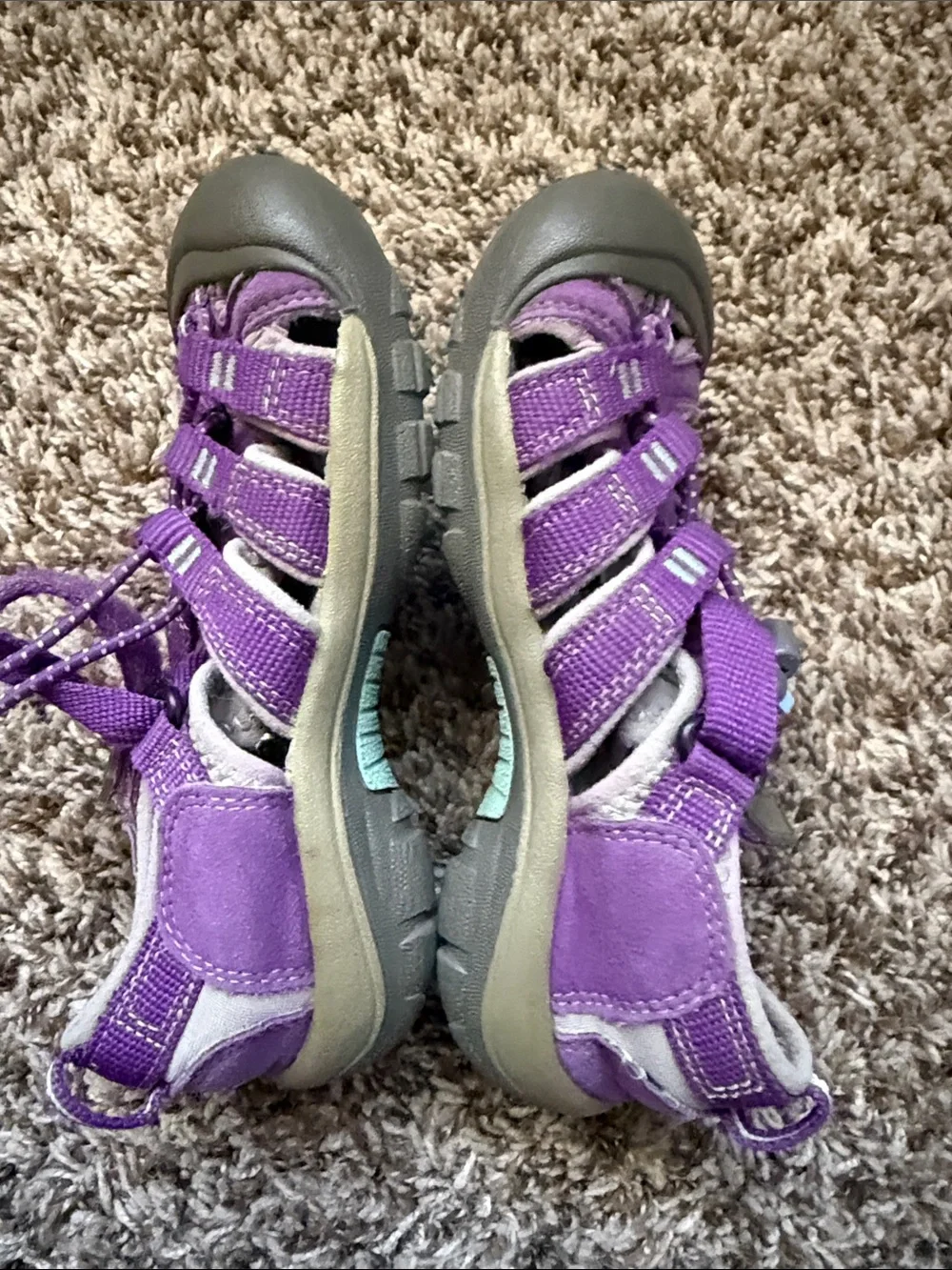 Keen Kids Purple and Gray Closed-Toe Sport Sandals